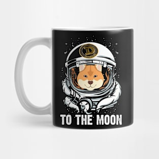 Dogecoin To The Moon Cryptocurrency Mug